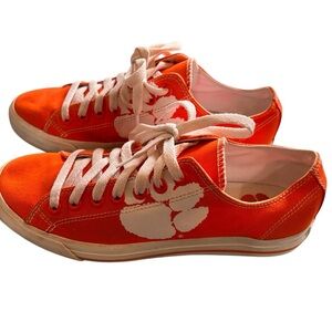 Clemson University Canvas Sneakers Women’s Size 10 Men’s Size 8.5‎
